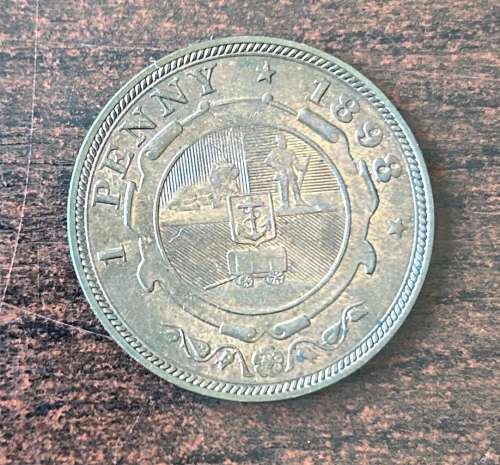 ZAR 1898 Kruger 1d / Penny