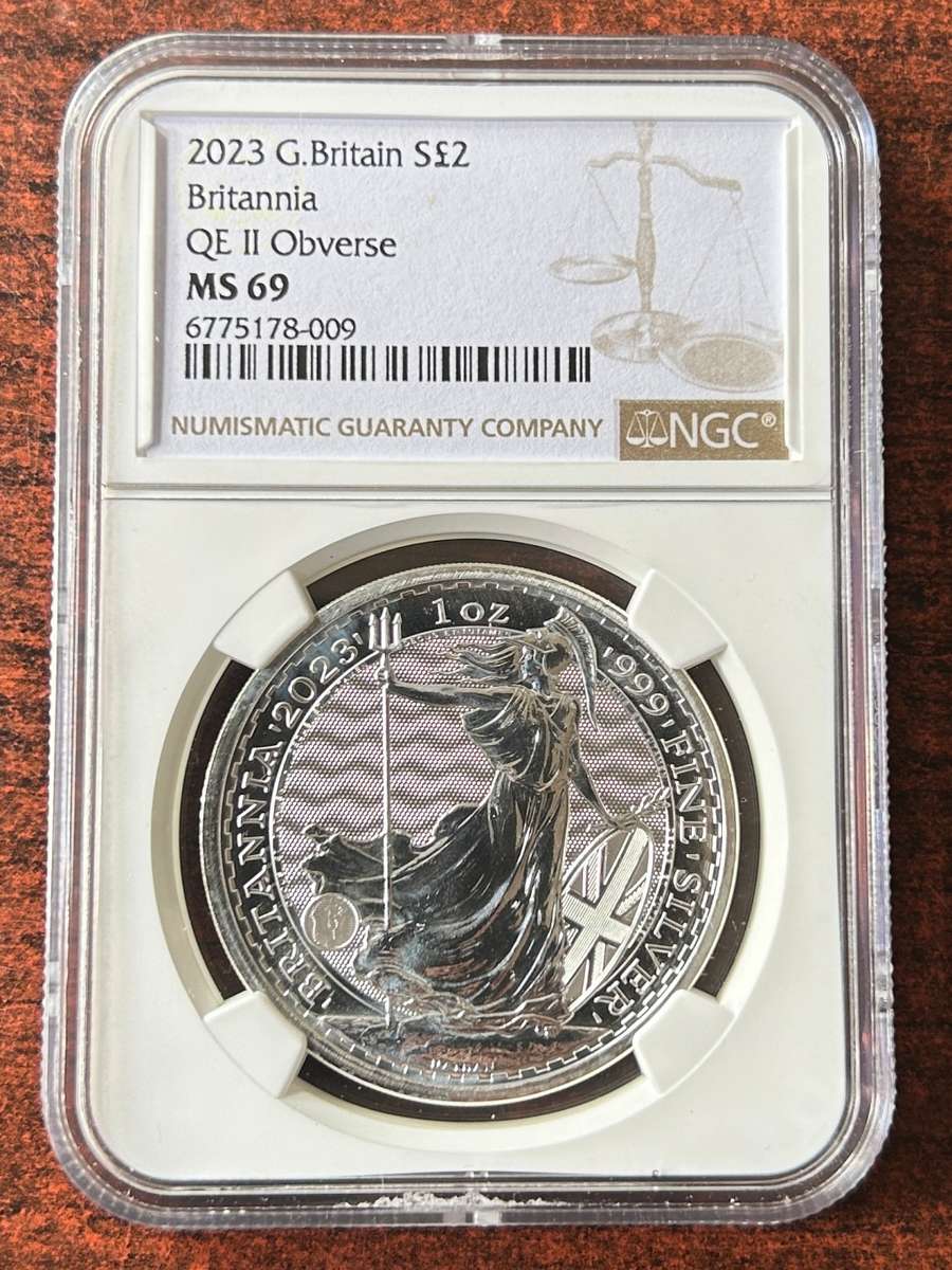 2023 Silver 1oz British Britannia (MS69)