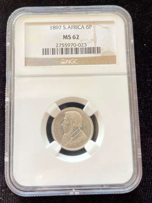 1897 ZAR 6P MS62