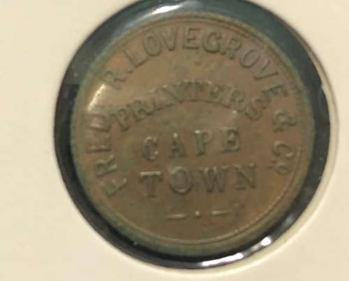 Lovegrove,Fredk R ( Circulated Around 1882)