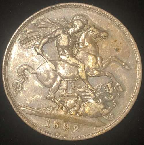 1892 SILVER Great Britain Crown
