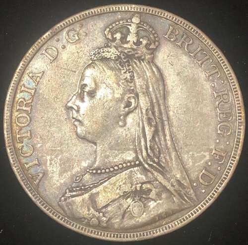 1892 SILVER Great Britain Crown