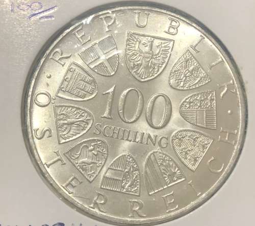 1979 Austrian Silver 100/-