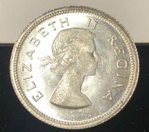 1955 Silver 6D UNC