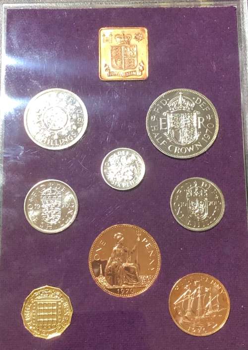 1970 Coinage Of Great Britain And Northern Ireland.