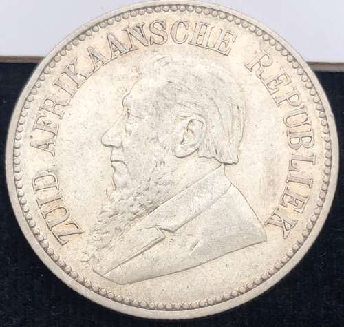 1894 ZAR Silver 2 1/2 Shilling.