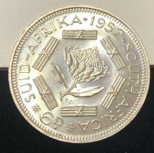 1952 Silver 6D Proof