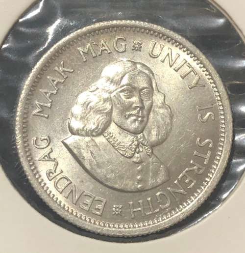 1962 SA Silver 10 Cent UNC