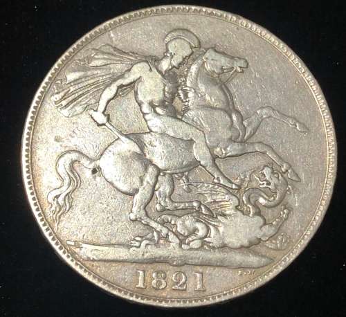 1921 Silver Great Britain Crown.