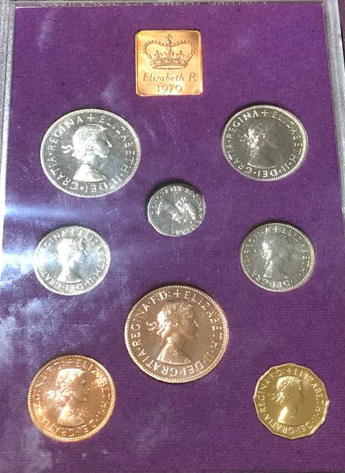 1970 Coinage Of Great Britain And Northern Ireland.
