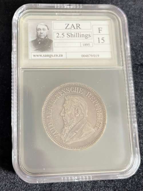 1895 ZAR 2.5 Shilling F15