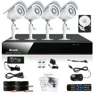 4 Channel AHD DVR system with 4 x cams