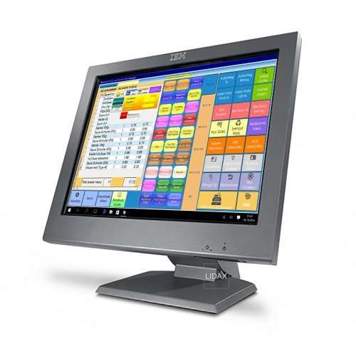 TOSHIBA/ IBM 4820-5LG POS Touch Screen LCD Monitor 7430932 With Stand