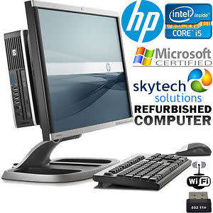 HP Compaq 8300 Elite Mini - CMT - Core i5  3.1 GHz - 4 GB - 250 GB-intel graphics-usb-lan-power supp