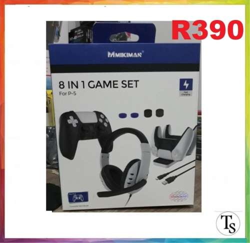 Mikiman 8 in 1 Game Kit Accessories PS5 / 8 IN 1 Game Set PS5 MKP 0592