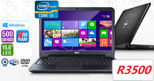 Dell Inspiron 3521 - 15.6` - Core i3 3.0GHZ - 8 GB RAM - 500 GB HDD-wifi-webcam