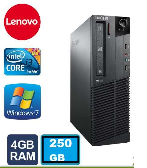 Lenovo Thinkcentre M82 Intel i5- 3.20GHz 4GB Ram 250GB HDD Windows 10 Pro