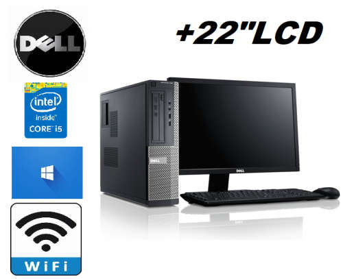 DELL OPTIPLEX 3010 DESKTOP COMPUTER PACKAGE, INTEL CORE I5 3.0 GHZ, 4GB RAM, 500GB HDD+ 22` LCD