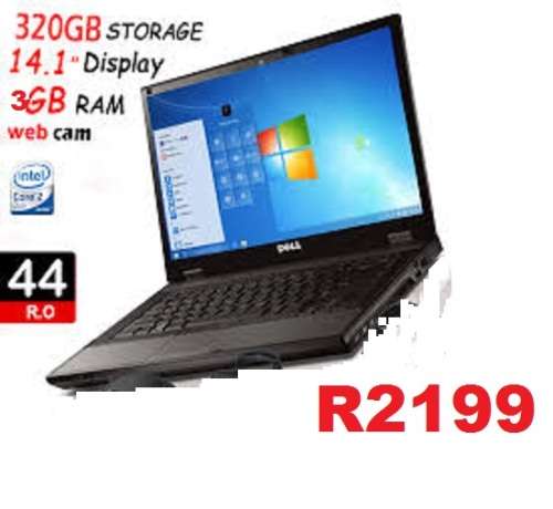 DELL E5400, INTEL CORE 2 DUO CPU, P8700, 320GB HD, 3GB RAM, WIFI, 14.1.``, WIN 10 PRO
