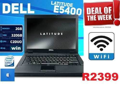 Dell E5400 Latitude 14-Inch Laptop (Dual Core 2.53 Ghz CPU, 4GB RAM, 320GB Hard Drive, DVD-RW)