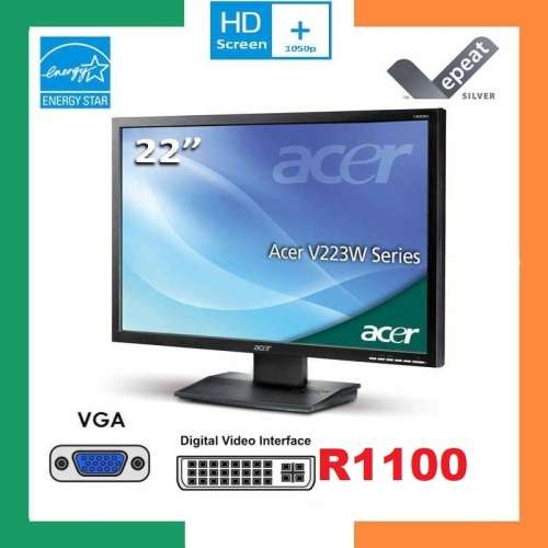 Acer 22`  LCD Audio V226+ vga CABLE -CLEAN