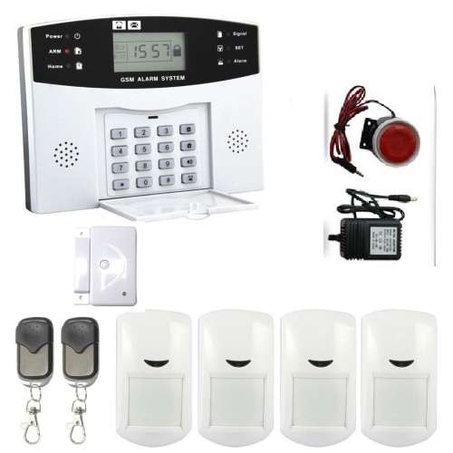 Intelligent Wireless GSM Home Alarm System+3 extra passives
