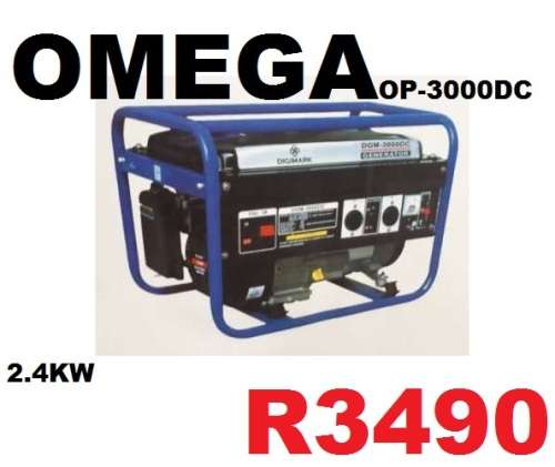 OMEGA OP-3000DC PETROL GENERATOR.-4 STROKE.-2.4KW