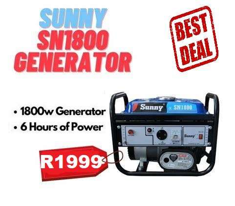 Sunny Petrol Generator SN1800 1.1kw-2 stroke