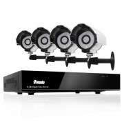 8CH DVR SYSTEM+500GIGHDD+4 SECURITY CAMERAS+ POWER SUPPLY