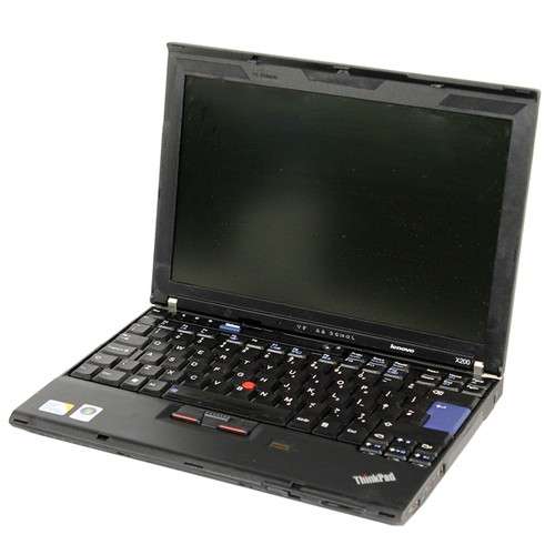 LENOVO X200 LAPTOP VPRO CORE2DUO 2.4GHZ 250GB /2GB WEBCAM WIFI