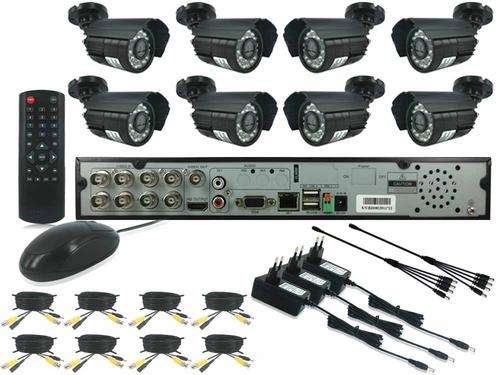 8 CHANNEL HDMI DIY/DVR SECURITY CCTV KIT WITH INTERNET & 3 G PHONE VIEWING
