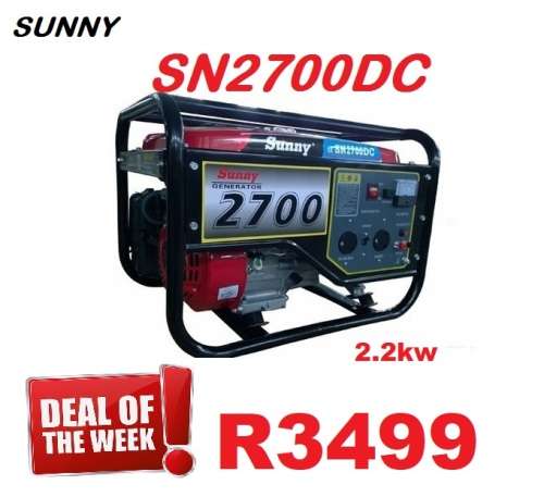 Generator SUNNY dc2700-4 STROKE      Features: - Model: OP-2700DC - Rated output, 2.2KW - Maximum ou