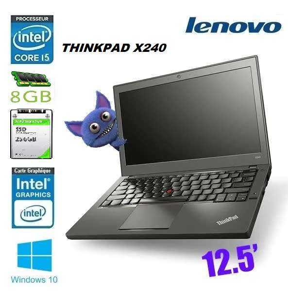 Lenovo ThinkPad X240 Ultrabook Laptop (Refurbished)