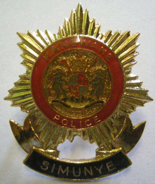 Kangwane Police, Gilding Cap Badge