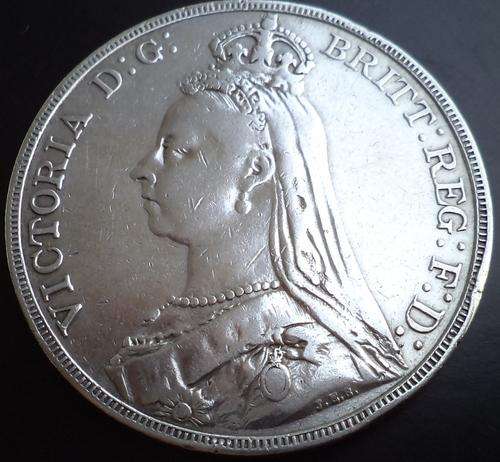 COIN SILVER 1889 VICTORIA D:G:BRITT:REG:F:D