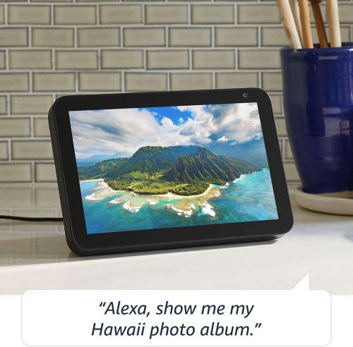 Echo Show 8 -- HD smart display with Alexa stay connected with video calling - Sandstone *Sale*