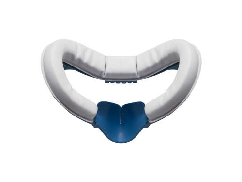 VR Cover Facial Interface and Foam Replacement Set for Oculus Quest 2 (Dark Blue and White)