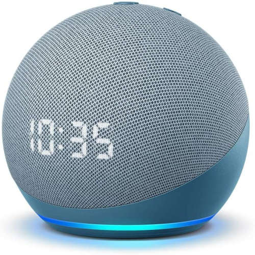 All-new Echo Dot (4th Gen) | Smart speaker with clock and Alexa | Twilight Blue