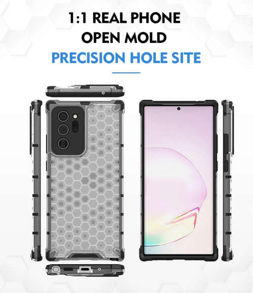 Samsung Galaxy Note 20 Note 20 Ultra Shockproof Honeycomb Cover - Transparent **Sale**