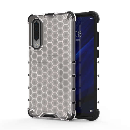 Huawei P30 Lite P30 P30 Pro Shockproof Honeycomb Cover - Transparent **Sale**