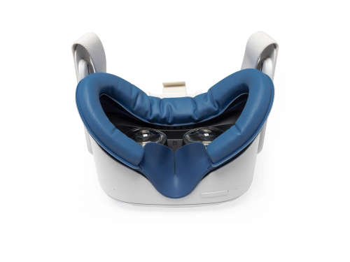 VR Cover Facial Interface and Foam Replacement Set for Oculus Quest 2 (Dark Blue)