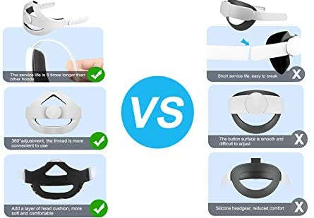 MASiKEN Head Strap Replacement for Oculus Quest 2