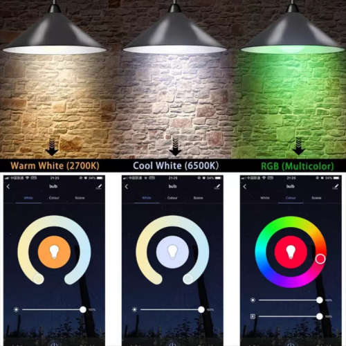 WIFI Control Smart Life Tuya RGB CCT 5W GU10 LED Downlight Bulb
