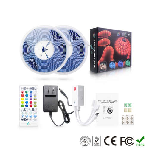 WIFI Control Smart Life Tuya IR/WiFi Controller Control Music 10m RGB LED Strip Kit