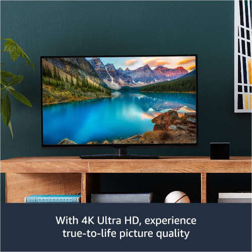 Fire TV Cube, Hands-free streaming with Alexa, 4K Ultra HD includes latest Alexa Voice Remote 2021