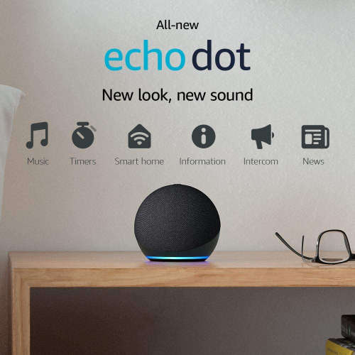Echo Dot (4th Gen) | Smart speaker with Alexa | Charcoal *Sale*