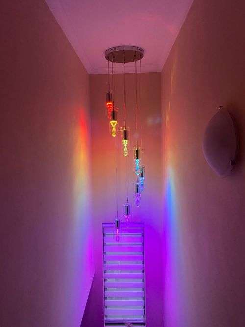 WIFI Control Smart Life Tuya RGB CCT 5W GU10 LED Downlight Bulb