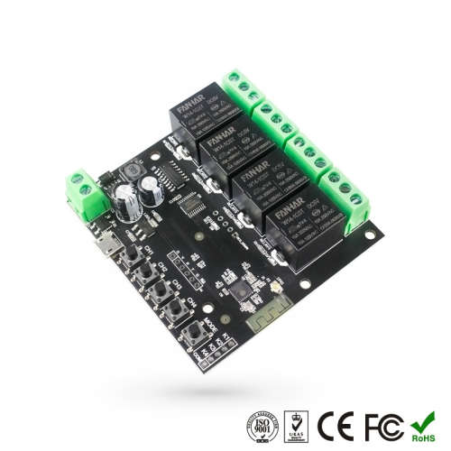 WIFI Control Smart Life Tuya 4CH Door Opener Relay Module