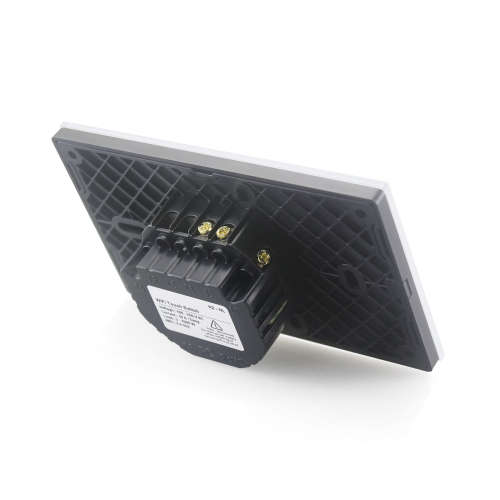 WIFI Control Smart Life Tuya 2CH US LED Neutral or No Neutral Smart Switch with RF433Mhz (White)