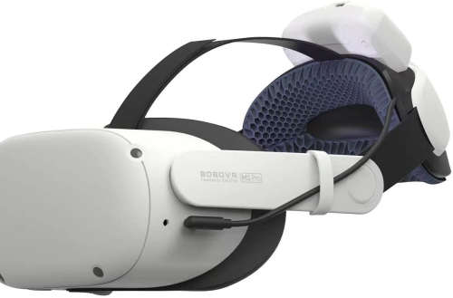 BOBOVR M1 Pro Battery Pack Head Strap for Oculus Quest 2 with 5200mah Replaceable Power Bank